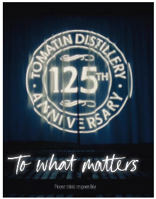 Let's toast to 125 years of Tomatin! 為湯瑪町125週年乾杯！